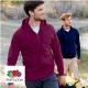 Felpa con cappuccio e zip intera