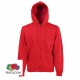 Felpa con cappuccio e zip intera