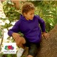 Felpa da bambino con cappuccio e marsupio frontale