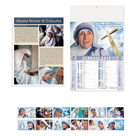 Calendari Madre Teresa di Calcutta 100 pezzi