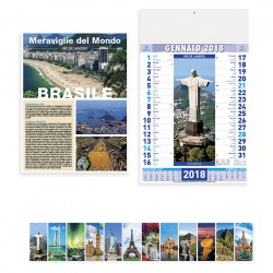 Calendari Città e meraviglie del Mondo 100 pezzi