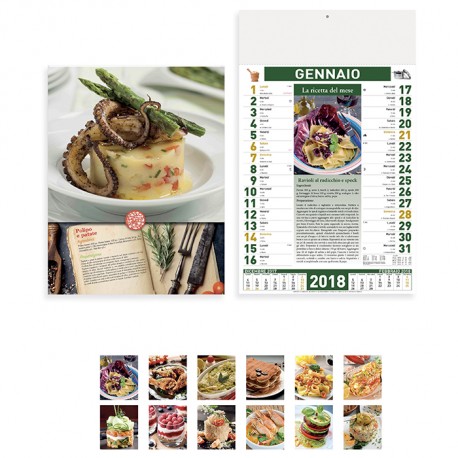 Calendari Gastronomia 100 pezzi