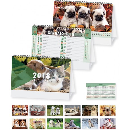 Calendari da Tavolo Paesaggi 100 pezzi