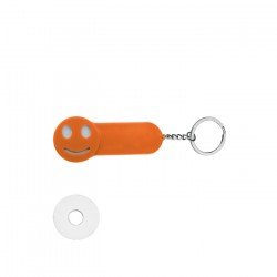 Smile 100 portachiavi con gettone carrello