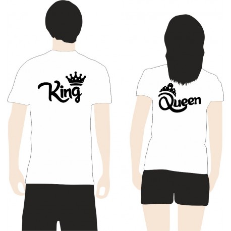 T-shirt San Valentino cuore doppia